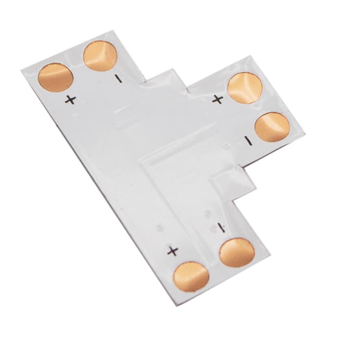 FlexTape SMD Back-To-Back Tee Connector, White (5/Bag)
