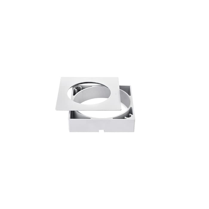 OptiPockit Square Surface Mount Ring, White