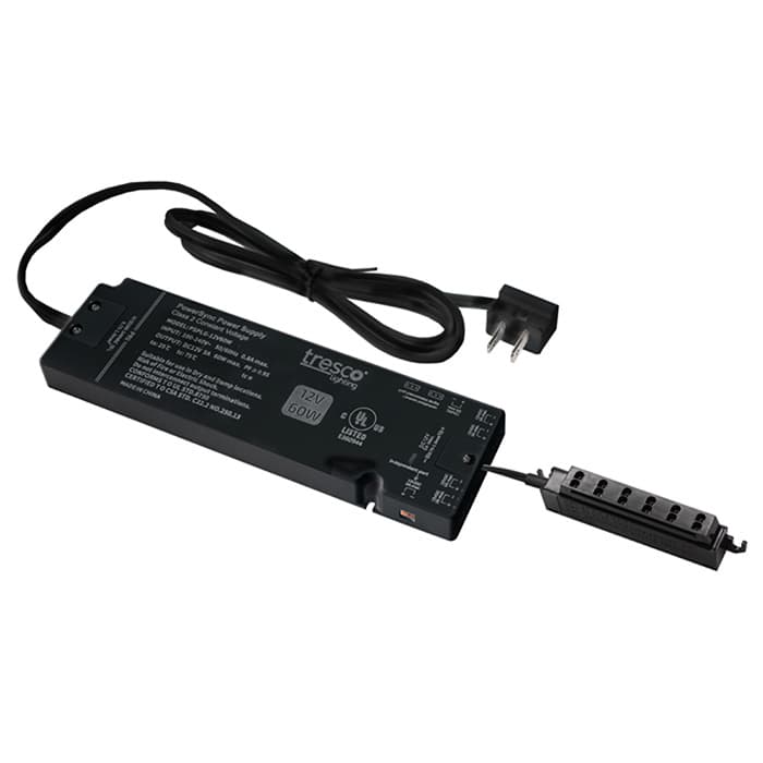 12V 60W PowerSync LED Power Supply, Black