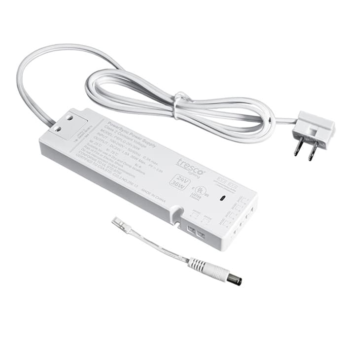 24V 36W PowerSync LED Power Supply, White