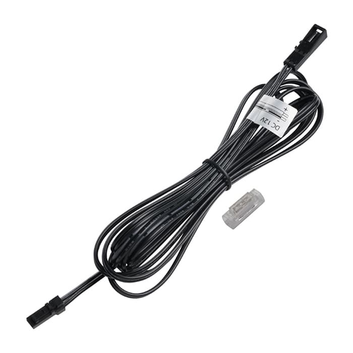 96" 12V Power Supply Connector Starter Cord Extension with Splicer
