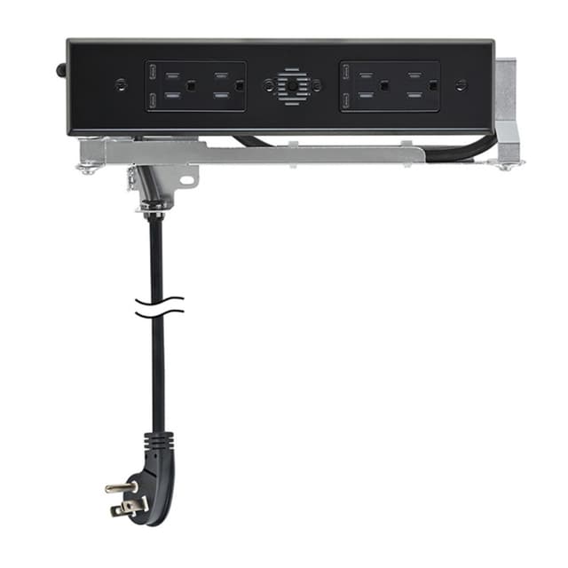 Docking Drawer Blade Duo In-Drawer Outlet, 15 Amp, (4) 65W USB-C & (4) AC