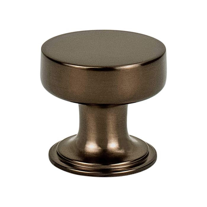 1-3/16" Folklore Cabinet Knob, Toasted Bronze