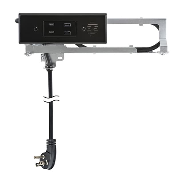 Docking Drawer Blade In-Drawer Outlet, 15 Amp, (2) 30W USB-C & (2) USB-A