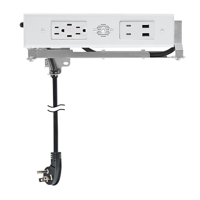 Docking Drawer Blade Duo In-Drawer Outlet, 15 Amp, (4) 30W USB-C, (2) USB-A, & (2) AC