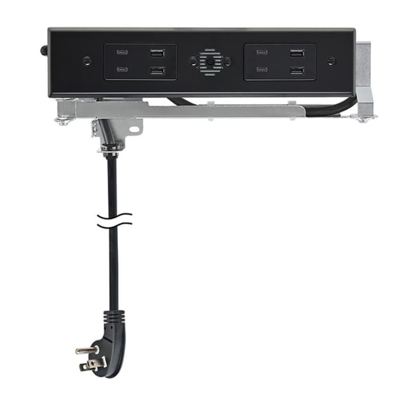 Docking Drawer Blade Duo In-Drawer Outlet with 4 30W USB-C/USB-A Port, Black