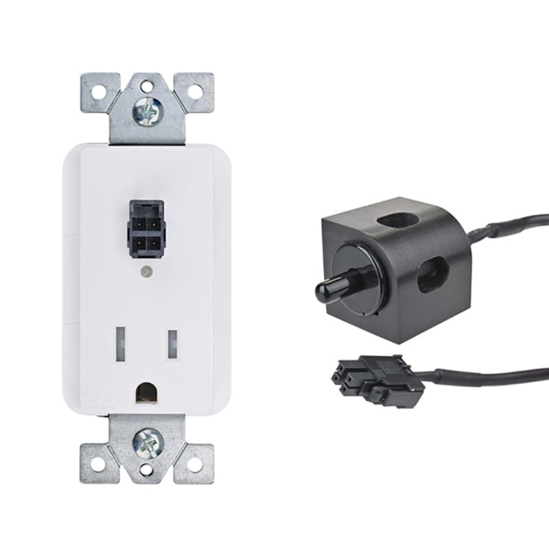 Docking Drawer 15-amp Safety Interlock Outlet with Corner Mount Black Limit Switch Turns OFF Power