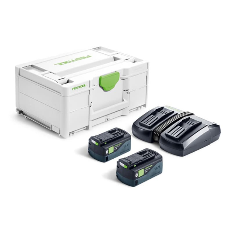 18V 5.0Ah Battery/Charger Starter Pack With Duo Charger/Systainer