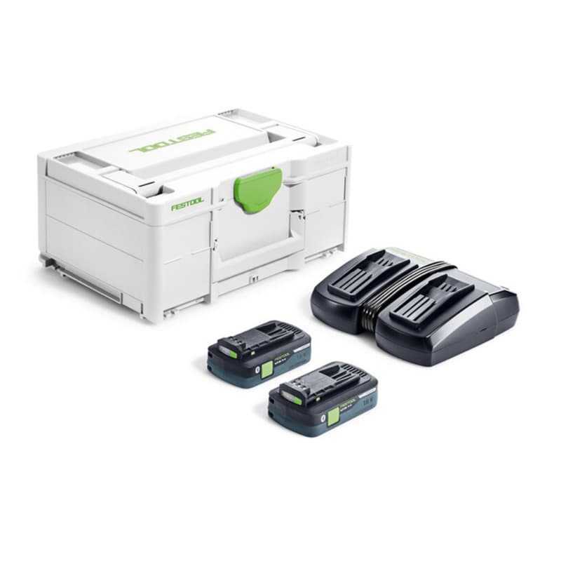 18V 4.0Ah Battery/Charger Starter Pack with Duo Charger/Systainer