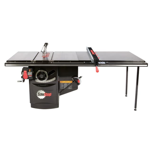 SawStop, Table Saw, ICS, 10", 5HP 3Ph, Advanced T-Glide Fence