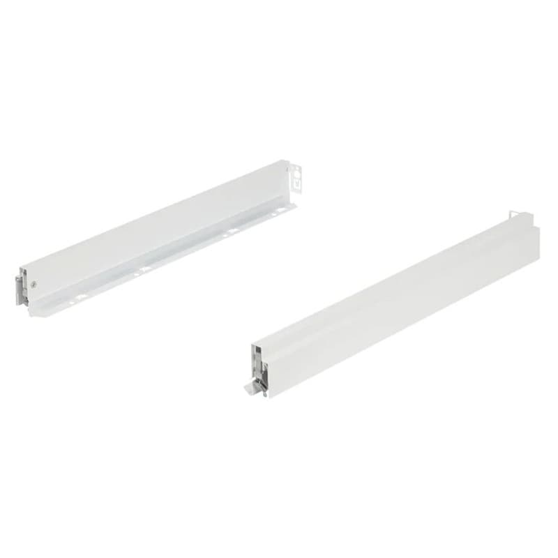 Nova Pro Scala H63 Drawer Member Set with 154lb Capacity, Full Extension, Soft-Closing, 2-1/2", Ice, 18