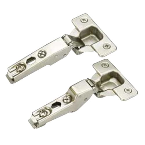 Nexis 110° Opening Hinge, 42mm Bore Pattern, Soft-Closing, Full Overlay, Nickel-Plated, Dowelled