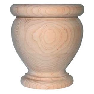4" Wide x 4-1/2" High Poppy Bun Foot, Maple
