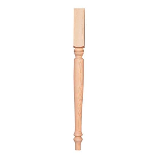 2-1/4" Wide x 29" High Country Table Leg, Ash