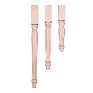 15-1/4" High Country French Table Leg, Maple