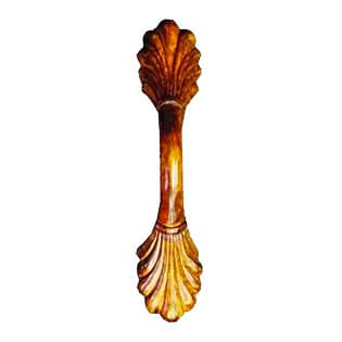 8-1/2" Gardenia Vertical Wood Pull, Linden