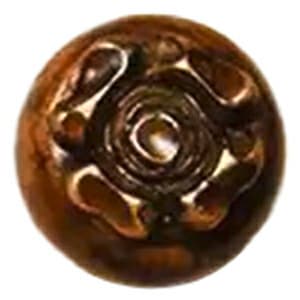 1-3/4" Flower Large Wood Knob, Linden