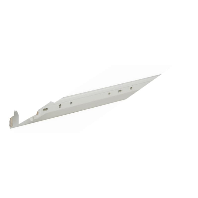 Zargen 6035 Drawer Side Slide with 100lb Capacity, 1-11/16", White Epoxy, 18