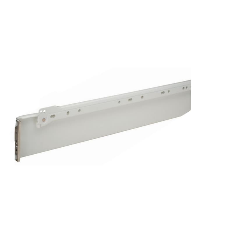 Zargen 6036 Drawer Side Slide with 100lb Capacity, 3/4 Extension, Self-Closing, 3-3/8", White Epoxy, 20"