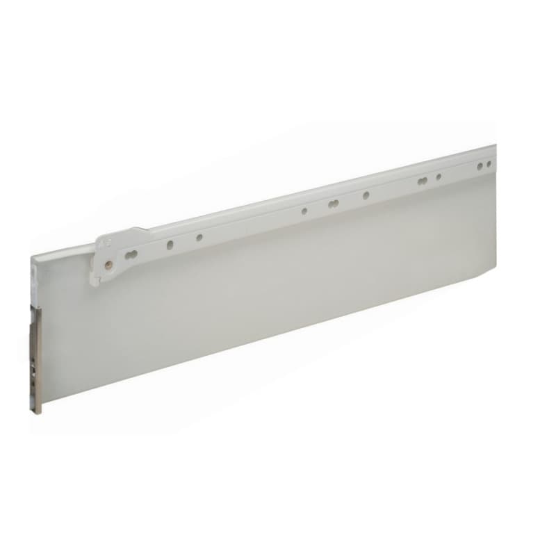 Zargen 6136 Drawer Side Slide with 100lb Capacity, 3/4 Extension, 4-5/8", White Epoxy, 19", Polybag
