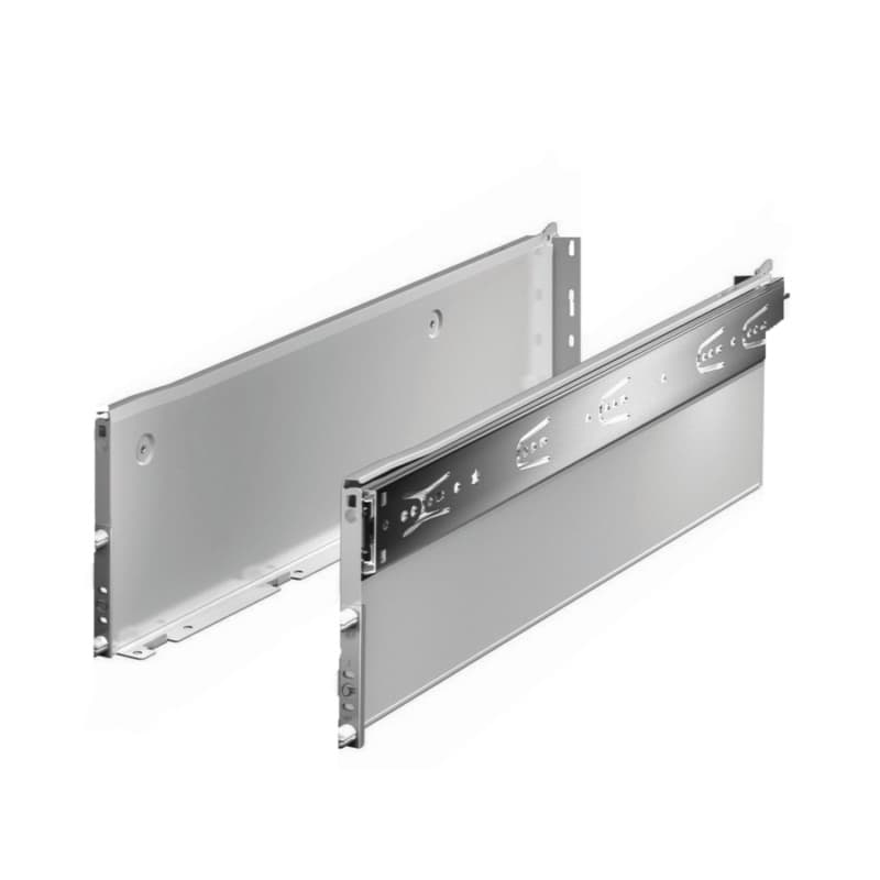 ZBox 6223 Drawer Slide with 100lb Capacity, Full Extension, 6", White Epoxy, 16