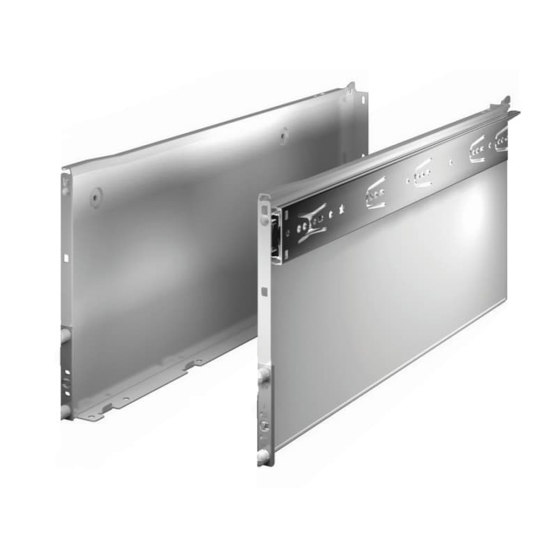 ZBox 6423 Drawer Slide with 100lb Capacity, Full Extension, 9", White Epoxy, 14