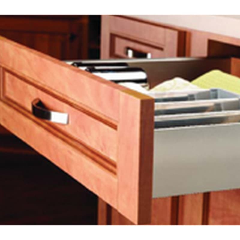 Nova Pro P920 Drawer Member Set with 88lb Capacity, Full Extension, Soft-Closing, 3-1/2", Metallic, 20