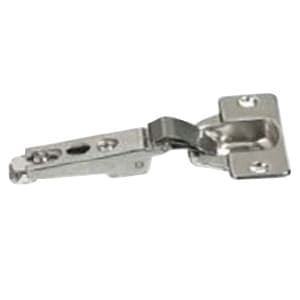 Nexis 95° Opening Hinge, 48mm Bore Pattern, Self-Closing, Full Overlay, Nickel-Plated, Screw-On