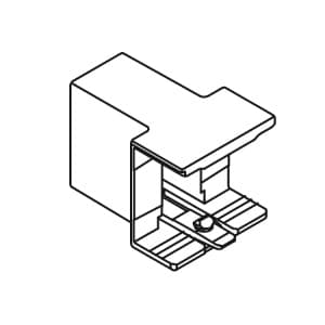 Grass Nova Pro Scala Divider Railing Clip For Rectangular Railing