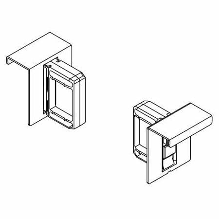 Vionaro Cross Divider Rail Holder, White