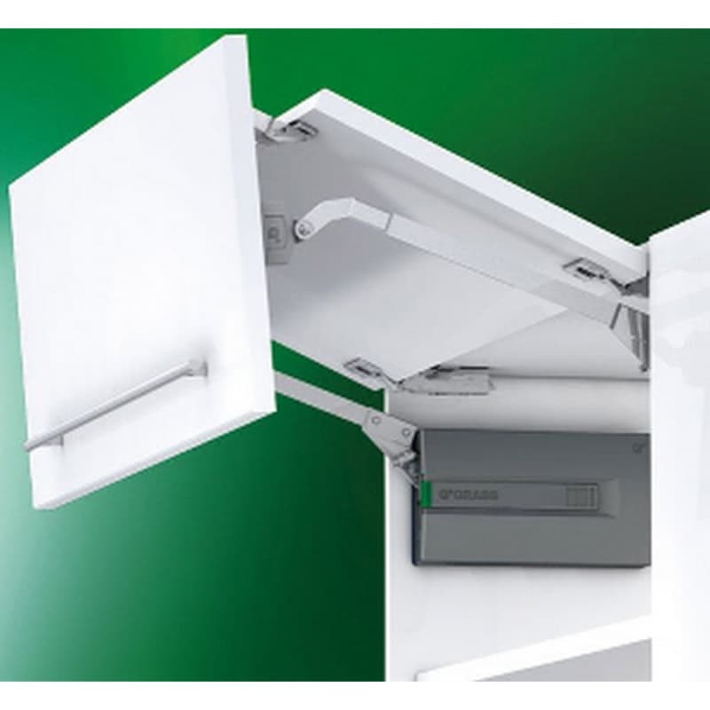 Kinvaro F-20 Spring D Bi-Fold Lifter Set, Gray, Cabinet Height 750mm - 900mm
