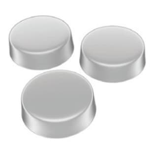 7/16" Polyurethane Door Bumpers Pads, Clear, Cylindrical, Sold per each
