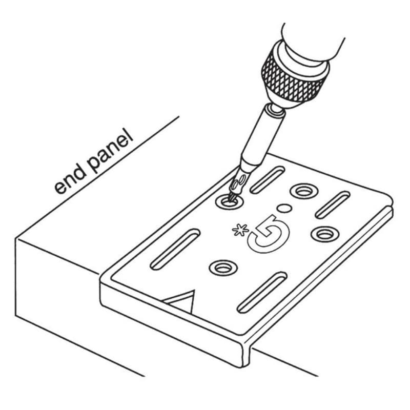 Base Plate Template, White