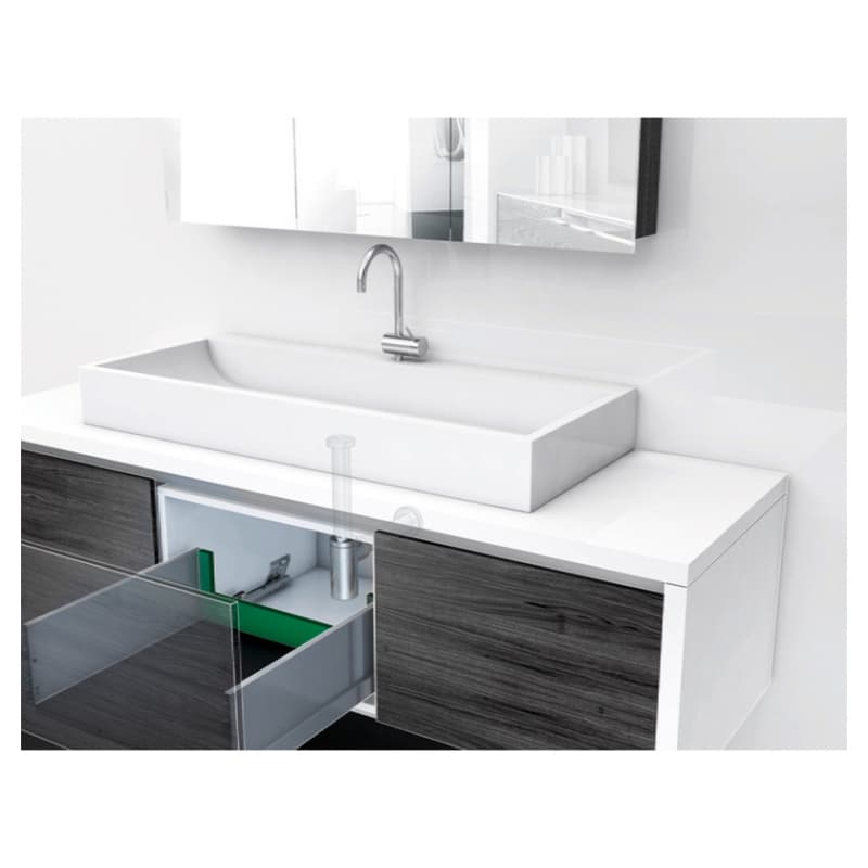 Nova Pro Scala Sink Back Panel Holder Set for H186, Ice