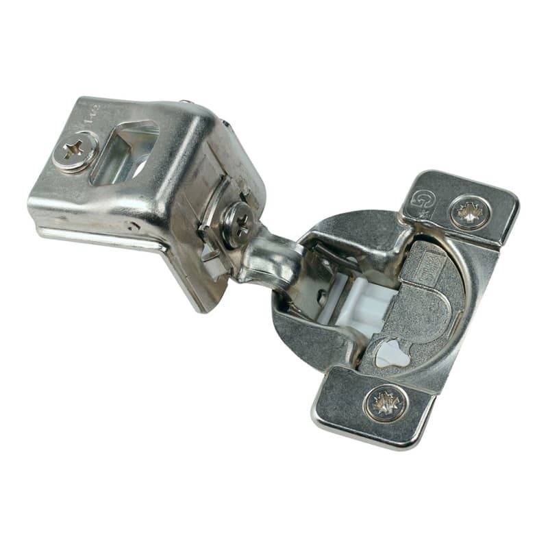 TEC 864 108° Opening Wrap-Around Face Frame Hinge, 42mm Boring Pattern, Soft-Closing, 1-1/2" Overlay, Dowelled