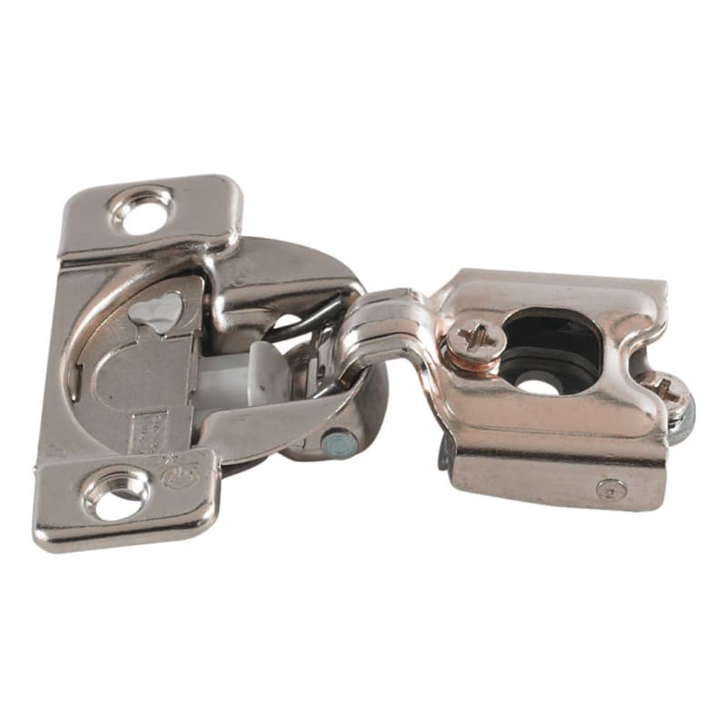 TEC 864 108° Opening Wrap-Around Face Frame Hinge, 45mm Boring Pattern, Soft-Closing, 1/4" Overlay, Screw-On