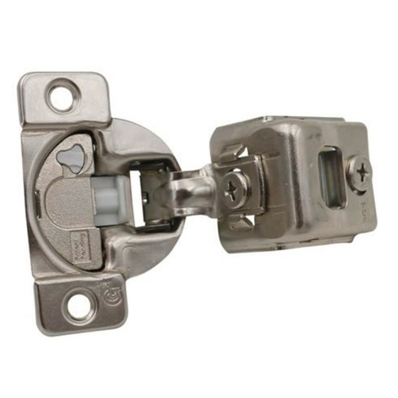 TEC 864 108° Opening Wrap-Around Face Frame Hinge, 45mm Boring Pattern, Soft-Closing, 1-3/8" Overlay, Screw-On