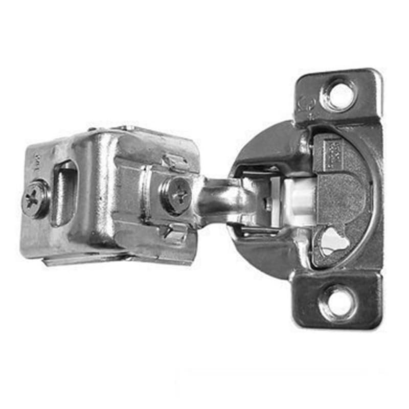TEC 864 108° Opening Wrap-Around Face Frame Hinge, 45mm Boring Pattern, Soft-Closing, 1-1/2" Overlay, Screw-On