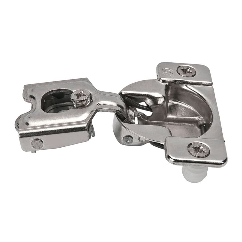 TEC 864 108° Opening Side-Mount Face Frame Hinge, 42mm Boring Pattern, Self-Closing, 1-3/8" Overlay, Dowelled