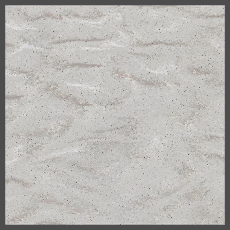 Solid Surface Sheet Color DM5019 Ice Grey, 1/2" Thick 30" x 144