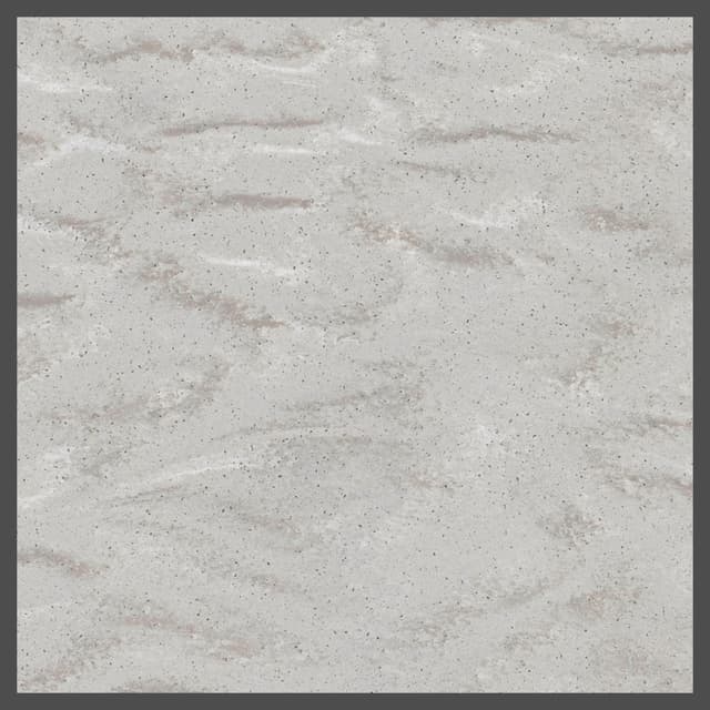 Solid Surface Sheet Color DM5019 Ice Grey, 1/2" Thick 30" x 144
