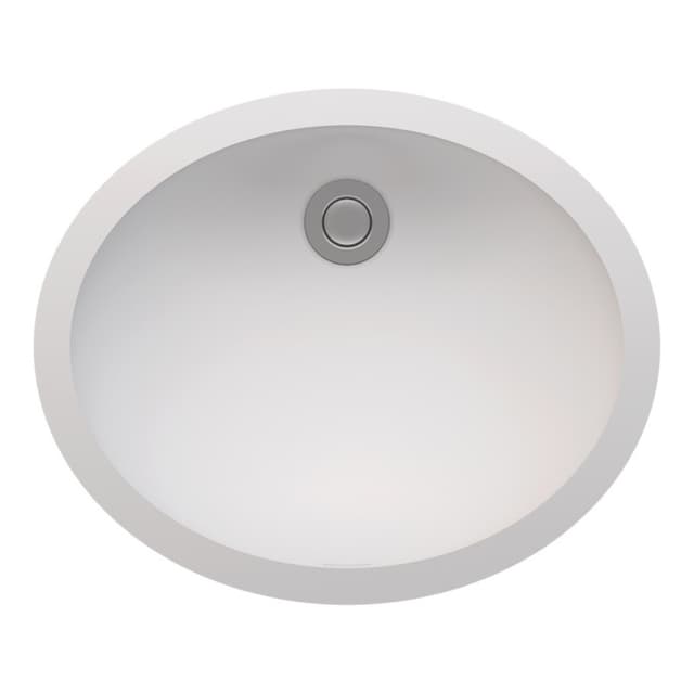 Acrylic Undermount Single Bowl Vanity Sink, 16-1/8" x 12-13/16" x 5-1/8", Arctic White