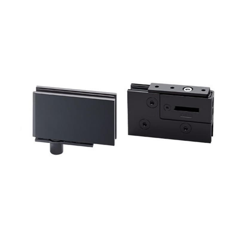 Zinc Alloy Glass Hinge, Black