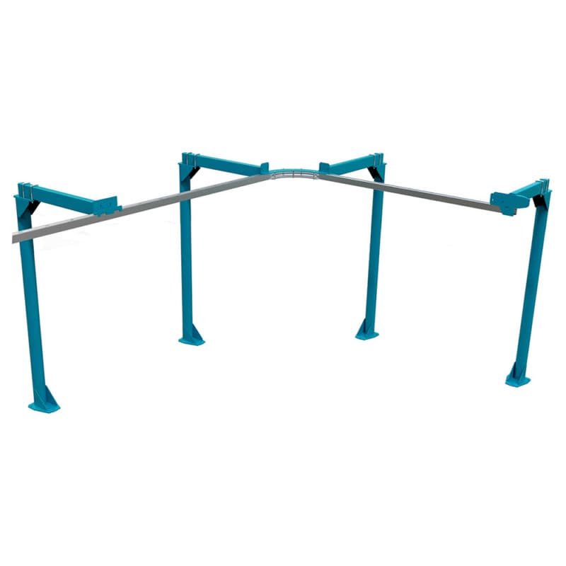 6' Stationary Aluminum Rail
