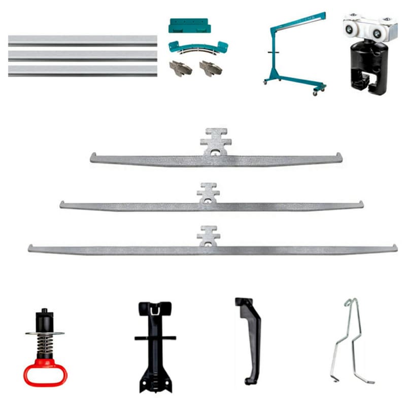 PivotLine 6' x 12' Straight Ceiling Mount L-Shape Quick-Start Kit