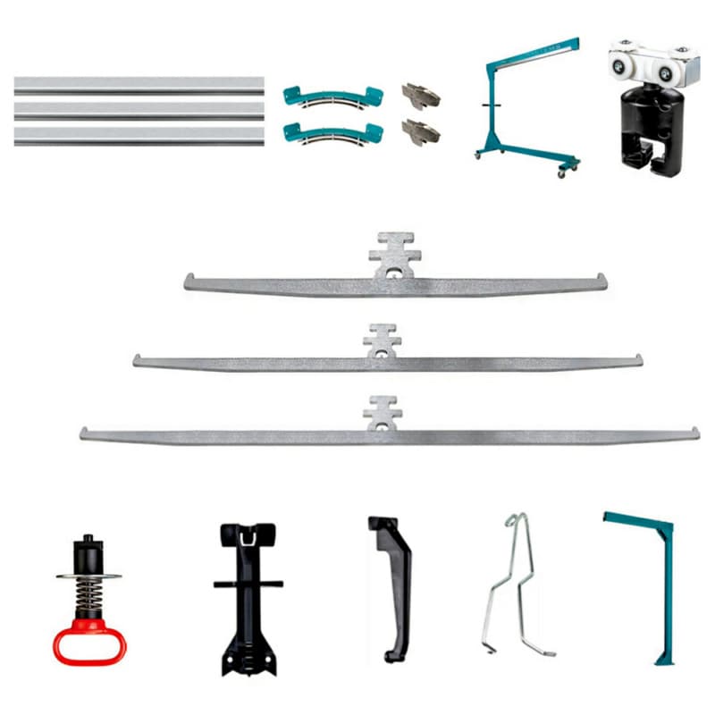PivotLine 6' x 6' x 6' Straight Floor Mount U-Shape Quick-Start Kit