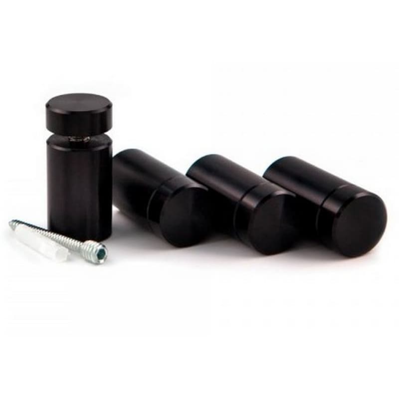 1" Diameter x 1-1/2" Long Standoff Kit, Satin Clear Anodized