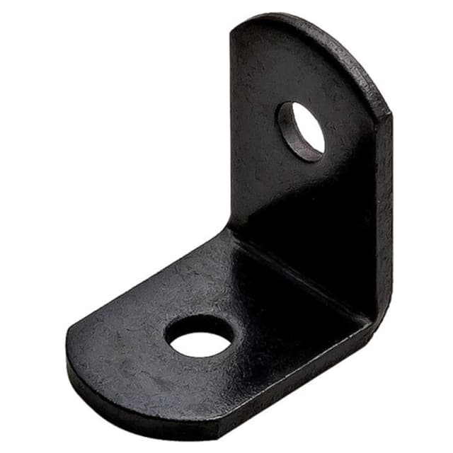 25.4mm x 18mm Steel Corner Bracket, Black Oxide