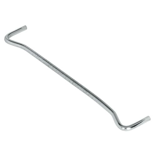 224mm x 5mm Steel Magic Wire Shelf Support, Nickel-Plated Finish