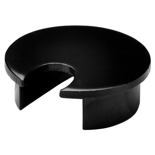 40mm Cable Grommet with 12mm x 15mm Opening, Black Epoxy